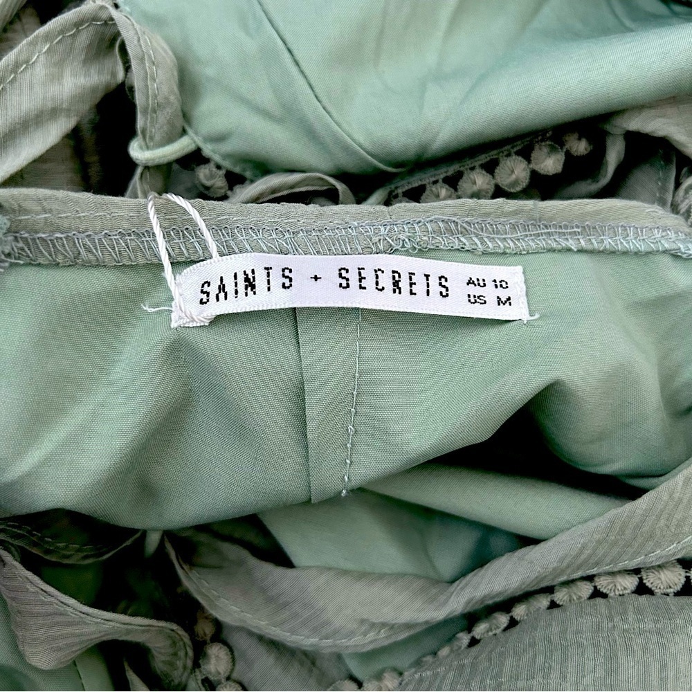 NWT Saints and Secrets Ruffled Up Mini Dress - Picture 8 of 10